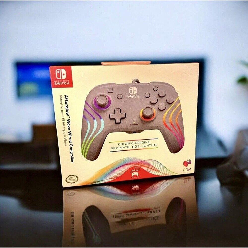 Afterglow Wave: Wired LED Controller (PDP/Nintendo Switch) NEW
